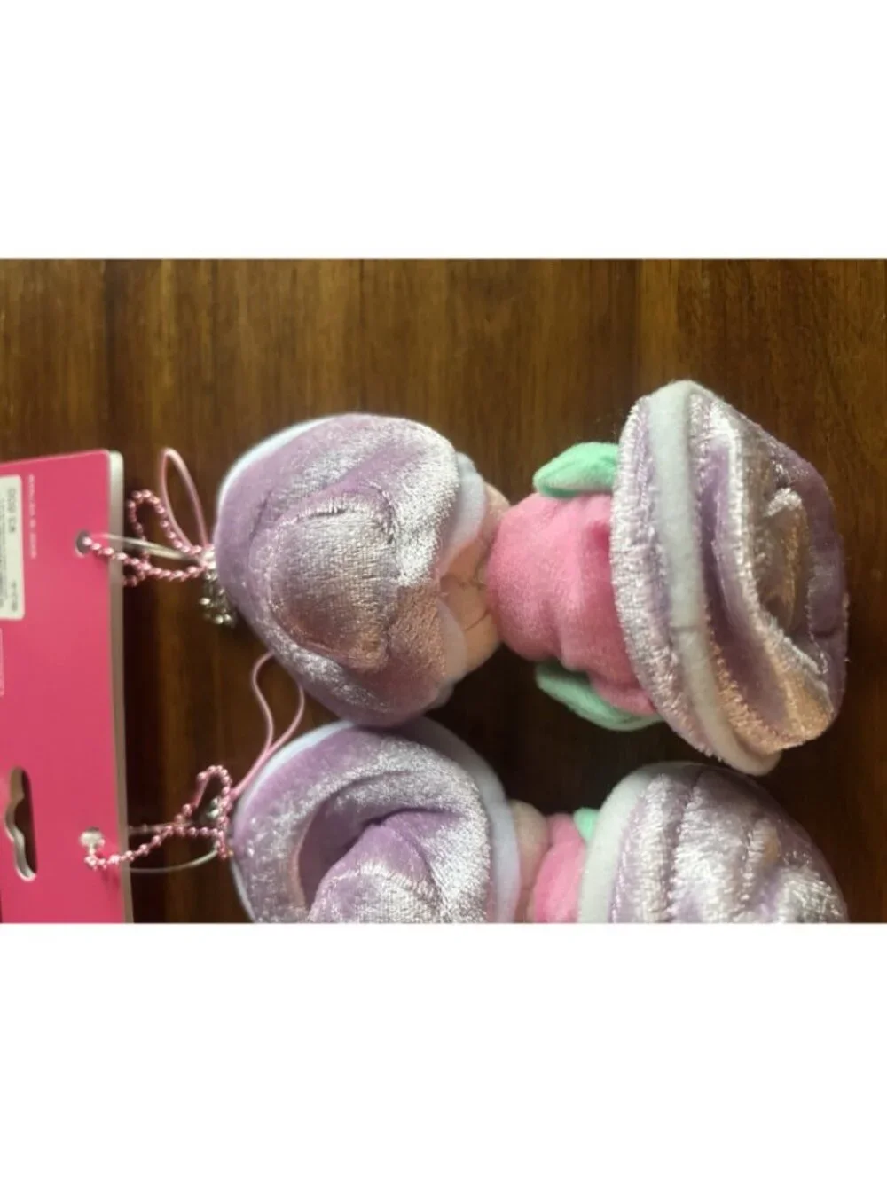 Set Of 3 Baby Oysters Disney Alice In Wonderland Plush Keychain Tokyo Disney